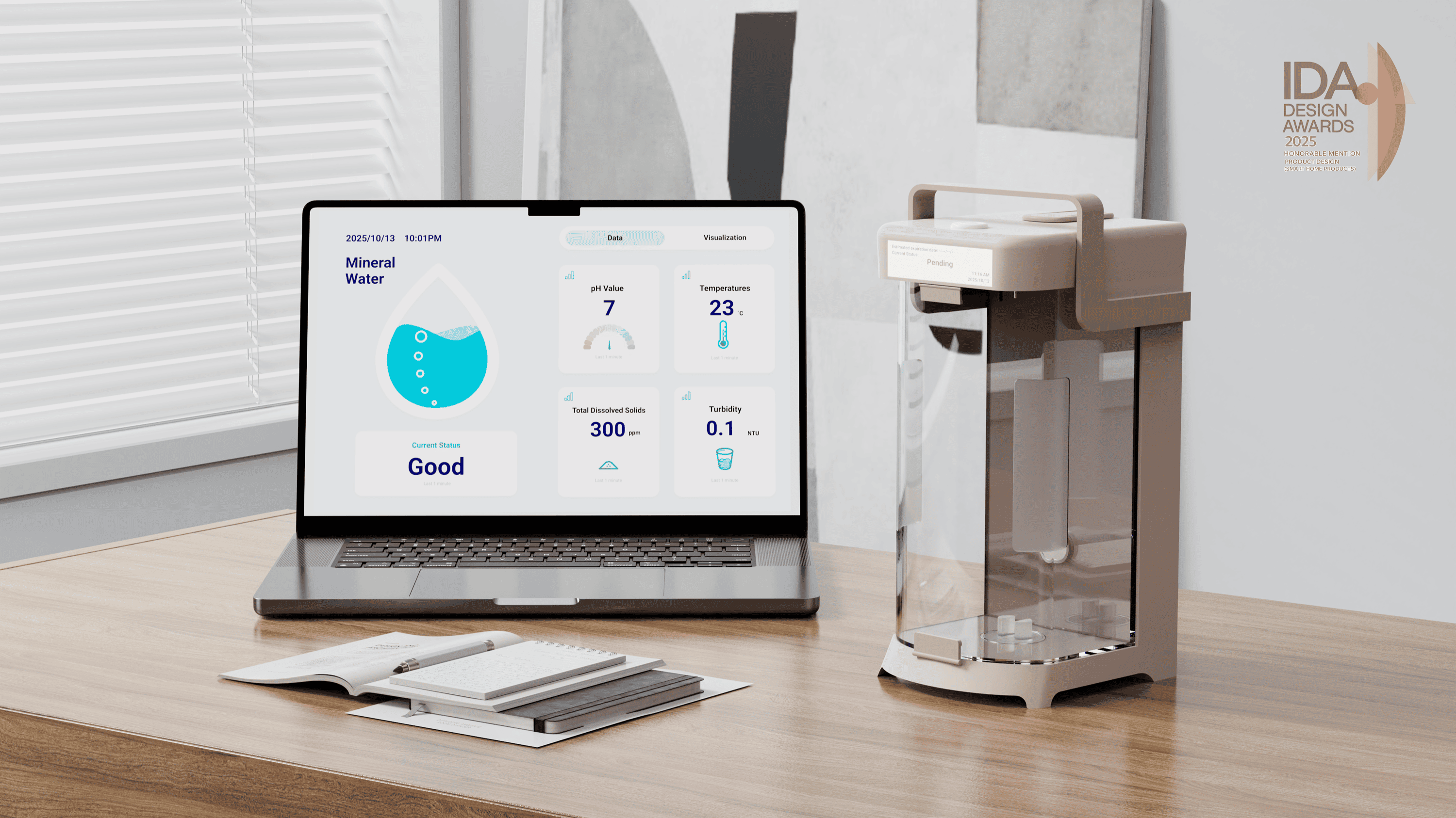 PureMetric beverage freshness monitoring device