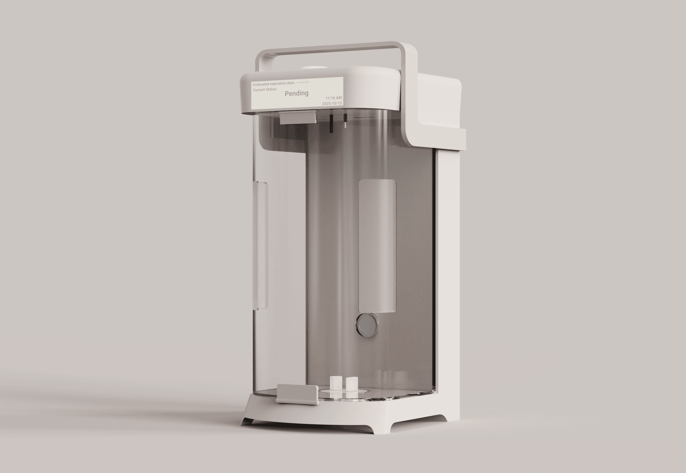 Front view of the PureMetric product